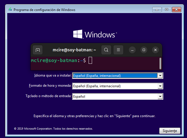 Instal·lació Windows 1, continuem endavant