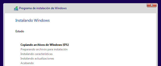 Instal·lació Windows 4, esperem que s'instal·li