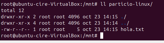 Comprovació post muntatge i reinici, l'arxiu no es troba