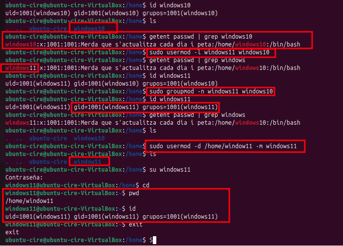 Canvi de windows10 a windows11, marcant tots els canvi