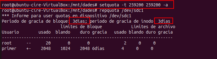 Estableix el període per a tots