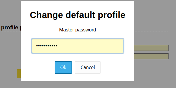 Prompt contrasenya mestra