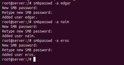 Assignar Contrasenyes